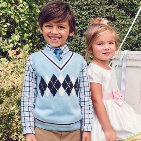 Boys Oxford Vest - Spring Jubilee - Picture 3 of 8